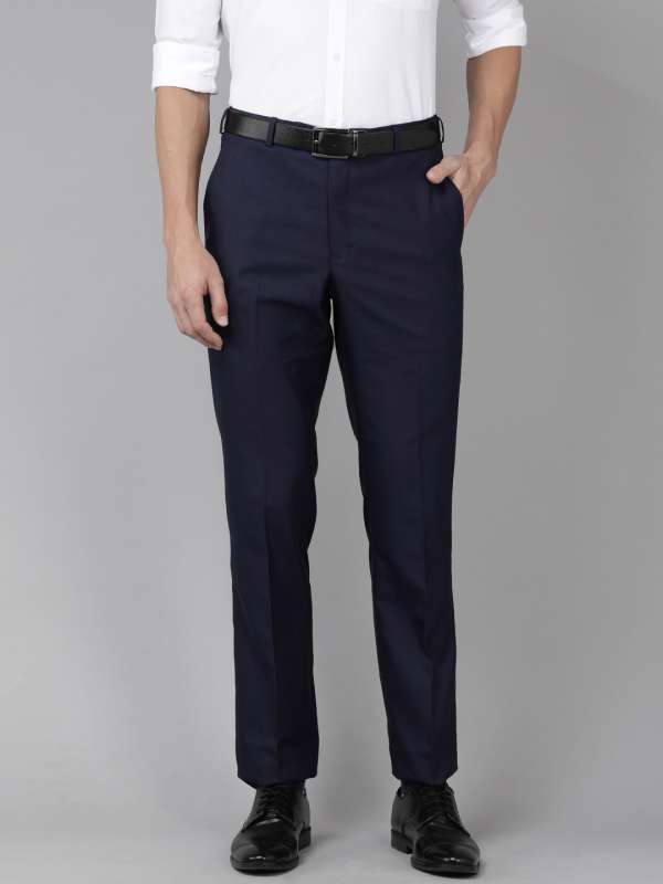 Buy Navy Solid Slim Fit Trousers for Men Online at Killer Jeans  471594