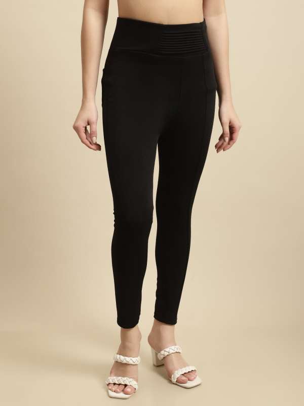 Buy STOP by Shoppers Solid Nr Roma Skinny Fit Womens Treggings