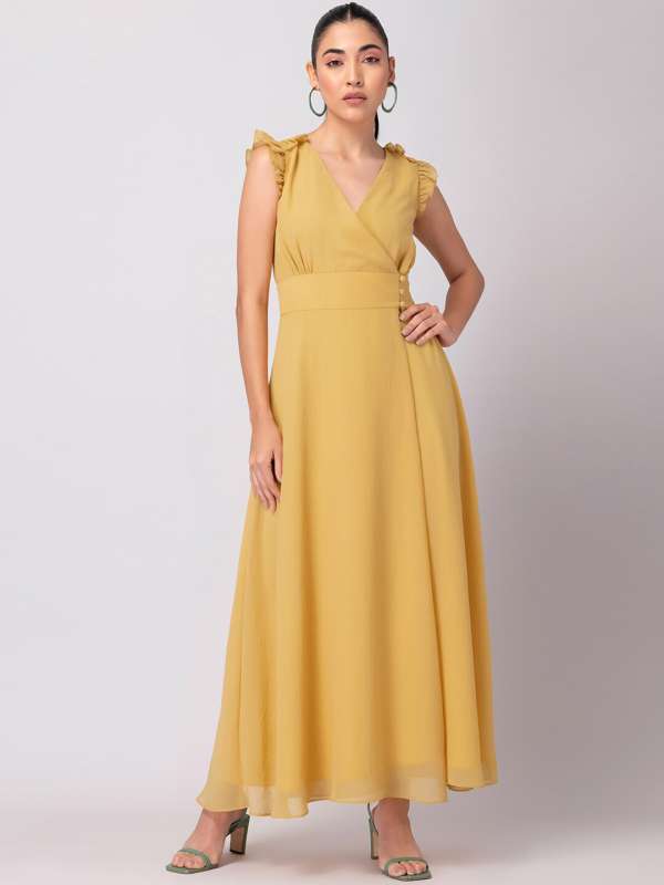 Faballey Yellow Dresses Buy Faballey Yellow Dresses online in India