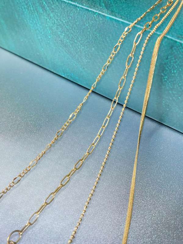 Jones York Gold Twisted Plain Two Tone Huge Chain Bracelet  Amazonin  Jewellery
