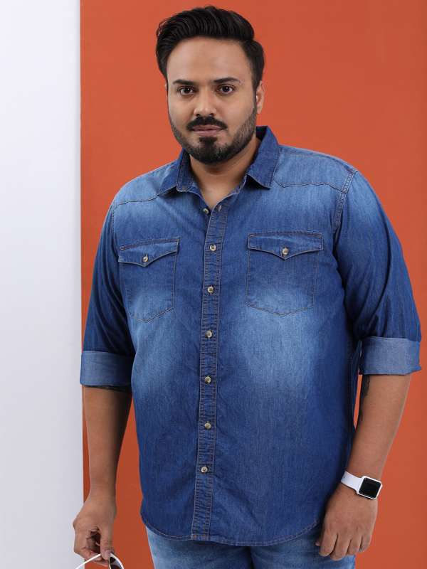 Denim shirt kurtis 2025