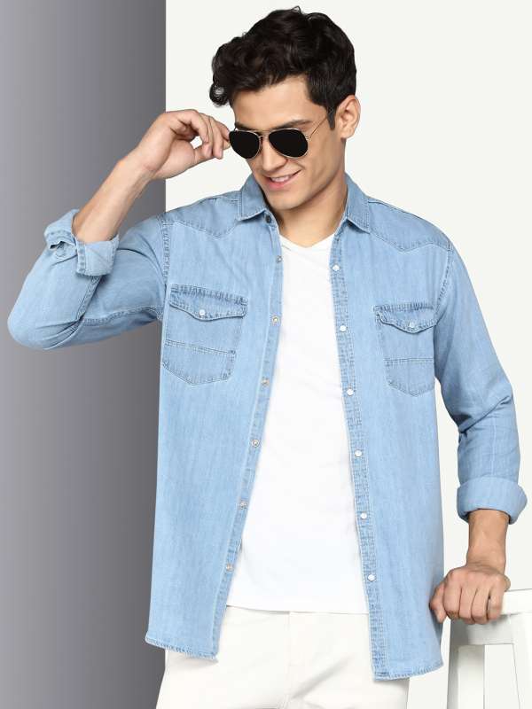 Lewis denim shirt cheap