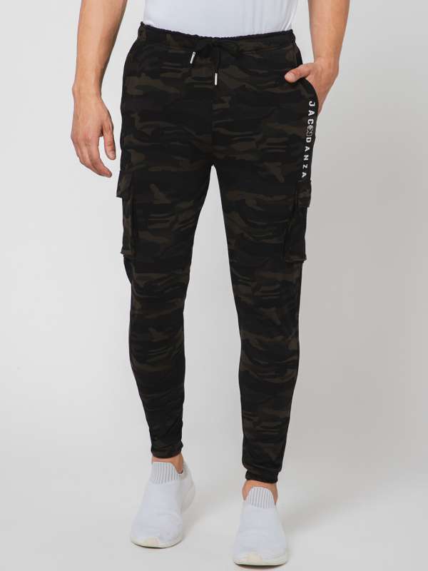 Army track shop pants myntra