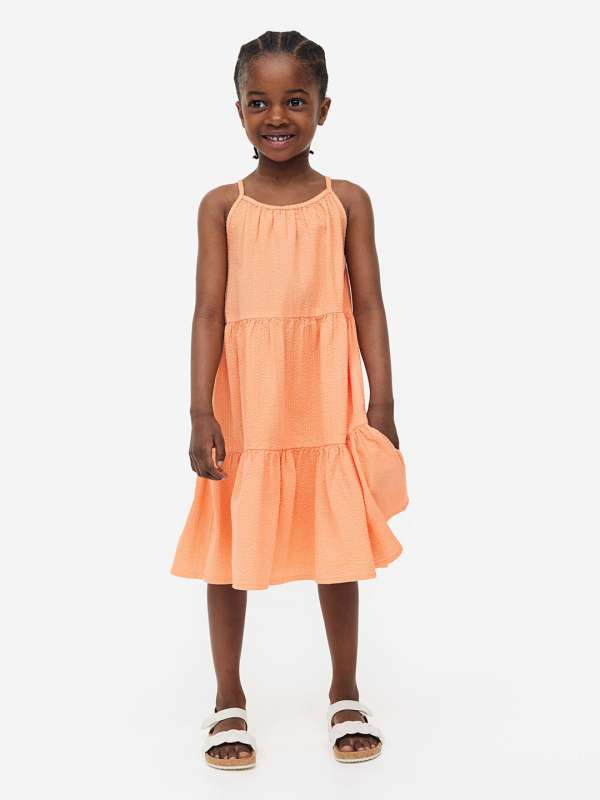 Little girl orange dress sale