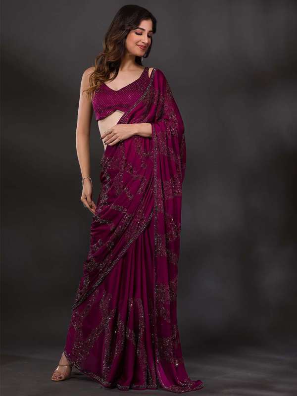 Myntra designer on sale saree