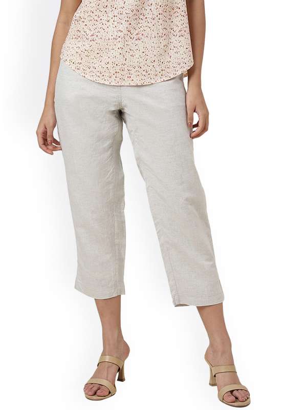 Buy Indigo Cotton Striped Dabu Casual Pant for Women Online at Fabindia   10718192