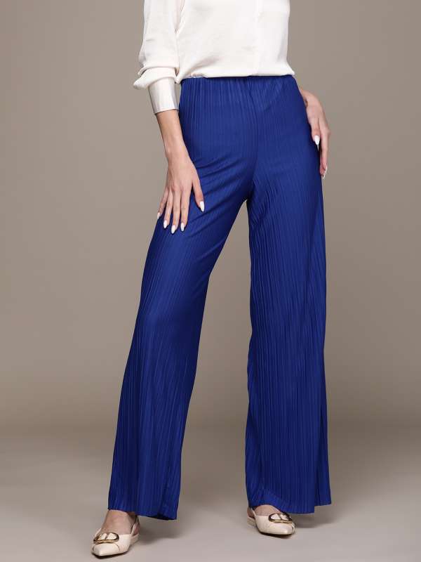 Shop for Womens Wide Legged Trousers Online at AJIO