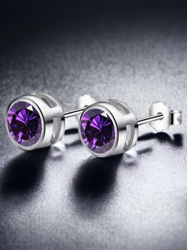 Purple and silver jewelry clearance