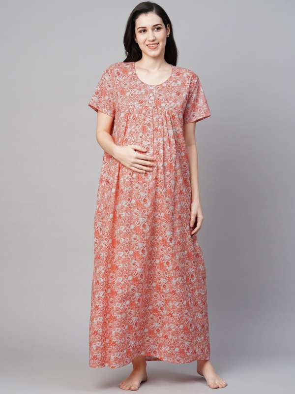 Night dress hotsell for pregnant ladies