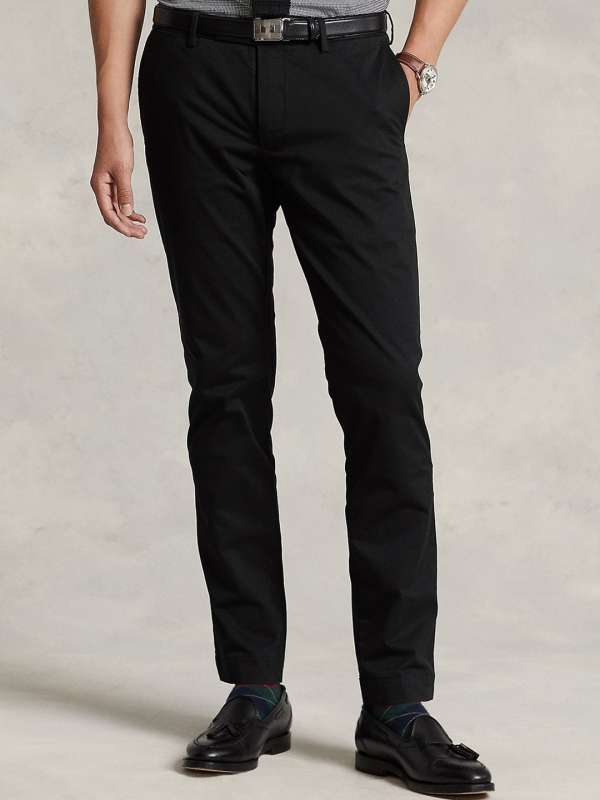 Buy Polo Ralph Lauren Men Grey Solid Trousers Online  697866  The  Collective