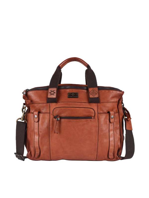 Buy Kompanero Men Brown Messenger Bag brown Online @ Best Price in