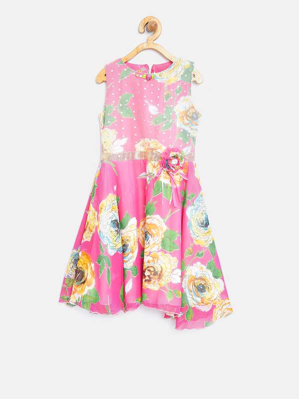 myntra girl dresses