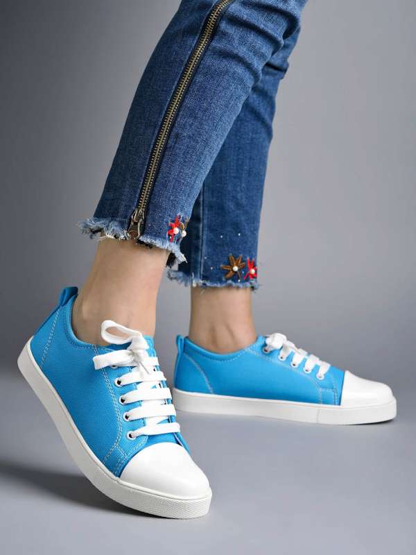Ladies shoes shop blue colour