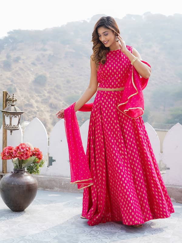 Buy Diwali Plus Size Dress Silk Sage Green Lehenga LLCV09522