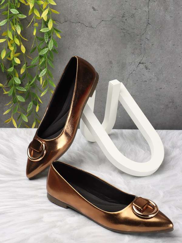Copper Ballerina Shoes Buy Copper Ballerina Shoes online in India