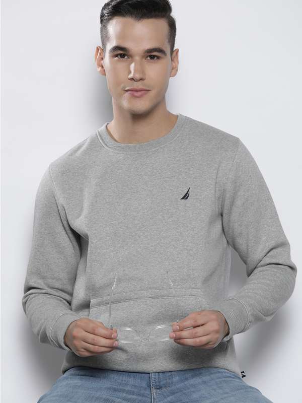 Grey Sweatshirts - Shop for Grey Sweatshirts Online | Myntra
