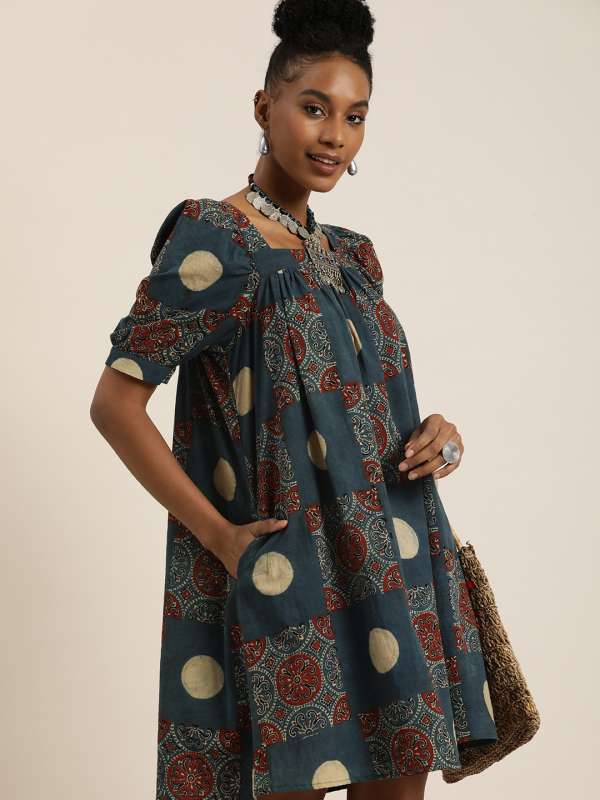 Ajrakh dresses discount