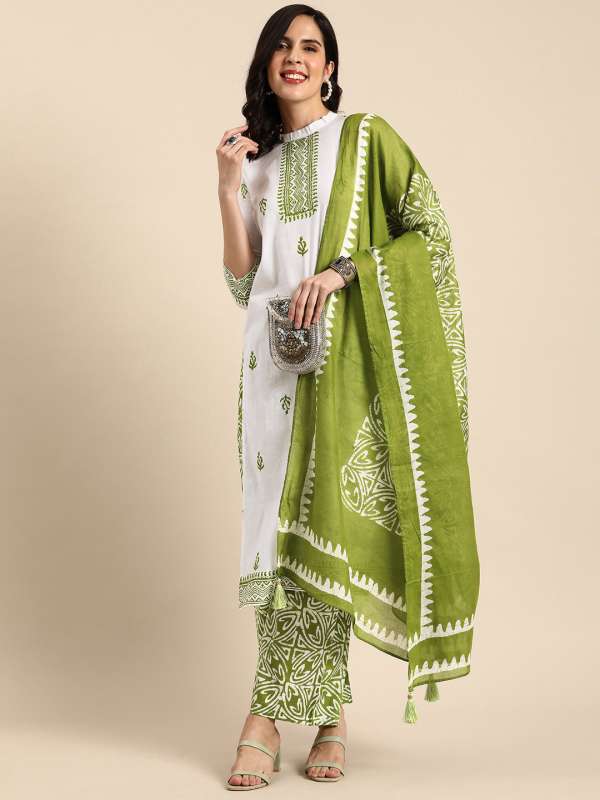 Gorgeous Digital Print White Color Salwar Suit - XS-34