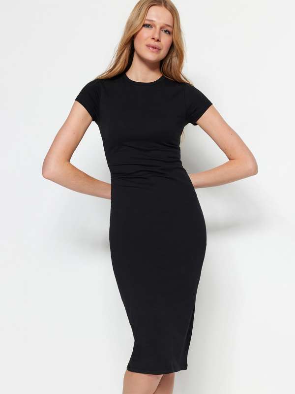 Trendyol Slit Detail Halter Neck Dress 2024, Buy Trendyol Online
