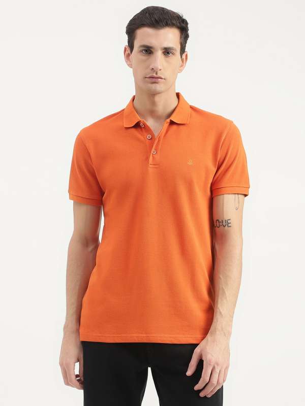 Orange colour outlet ki t-shirt