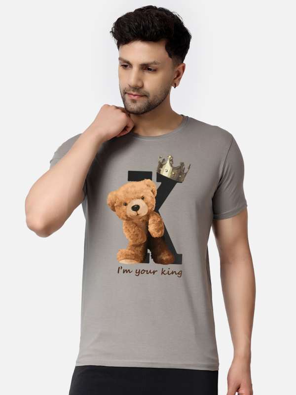Tshirt Bear Print Buy Tshirt Bear Print online in India