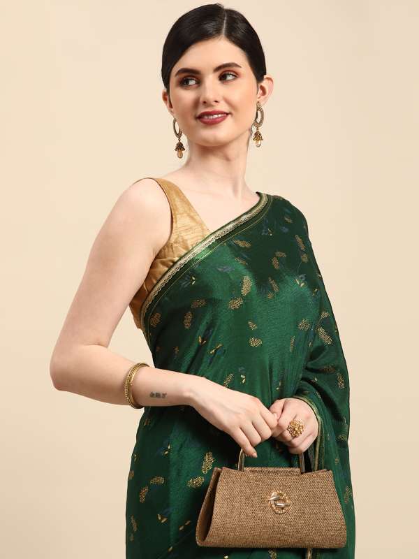 Gota patti saree cheap myntra