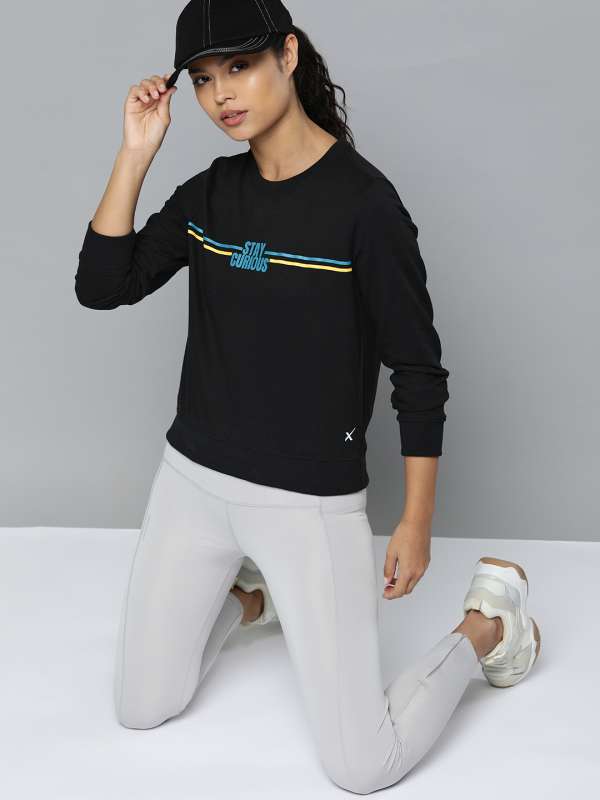 Hrx hot sale sweatshirt myntra