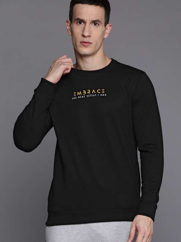 Black Embellished Sweatshirt Buy Black Embellished Sweatshirt online in India