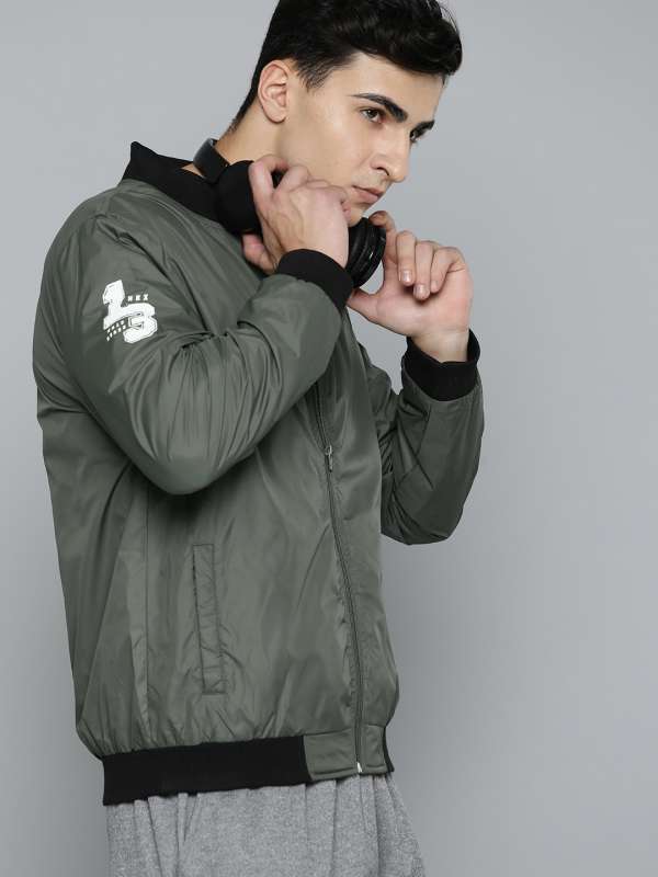 Hrx olive hotsell green jacket
