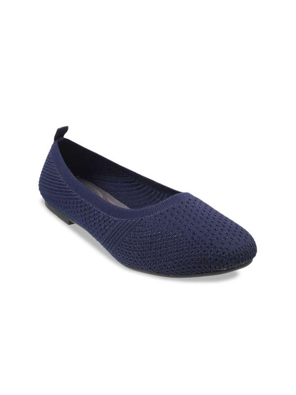 Navy blue shop ballet slippers