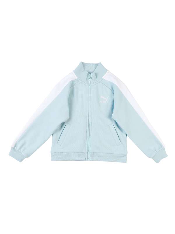 Light blue puma jacket on sale