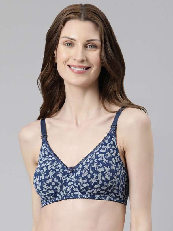 Double Wirefree Bra Blue 7187498 - Buy Double Wirefree Bra Blue 7187498  online in India