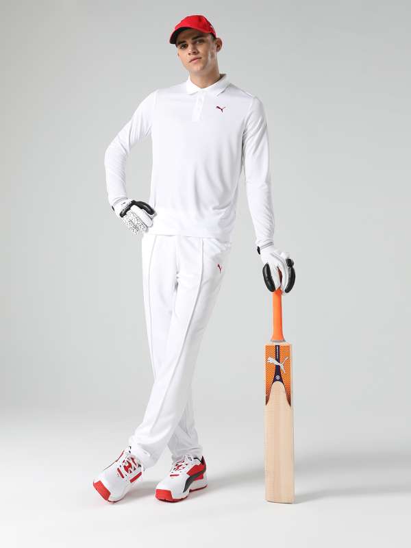 Puma cricket deals white t shirt