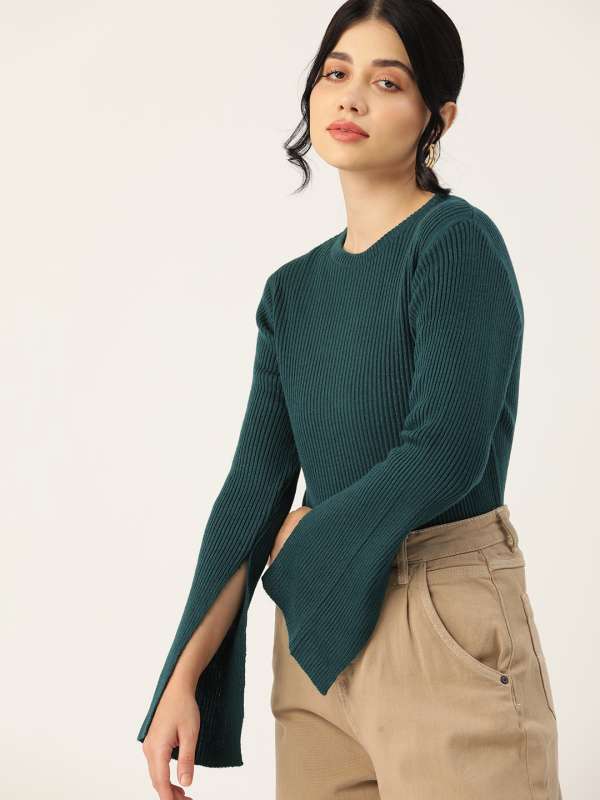 Green pullover online