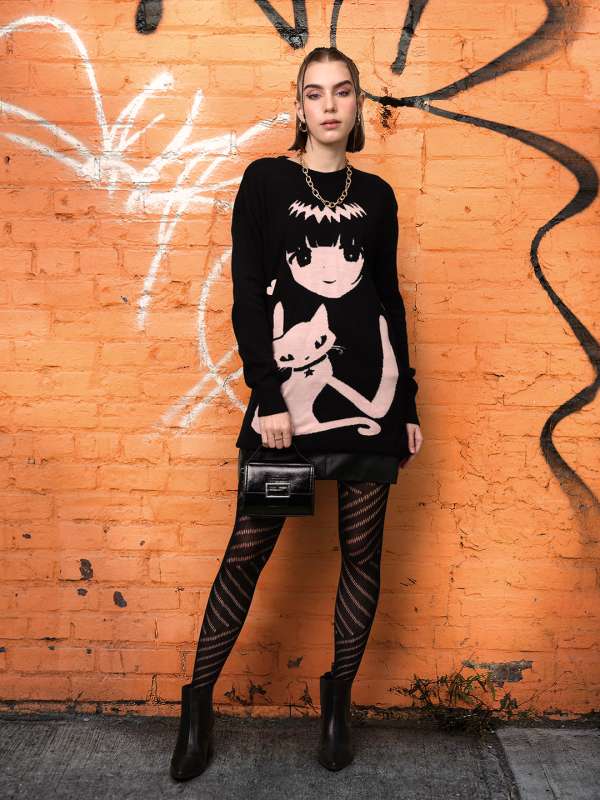 Graphic sweaters for women hot sale