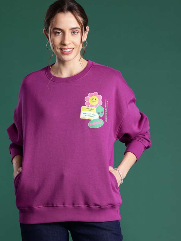 Sweatshirts on outlet myntra