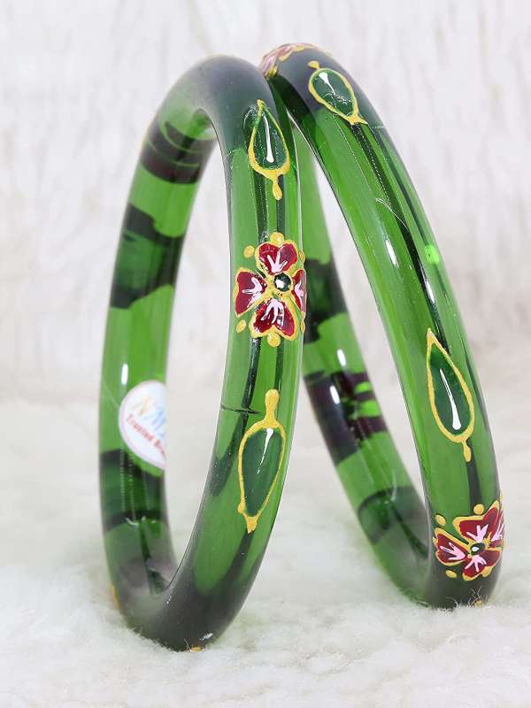 Green Bangles Buy Green Bangles Online in India Myntra