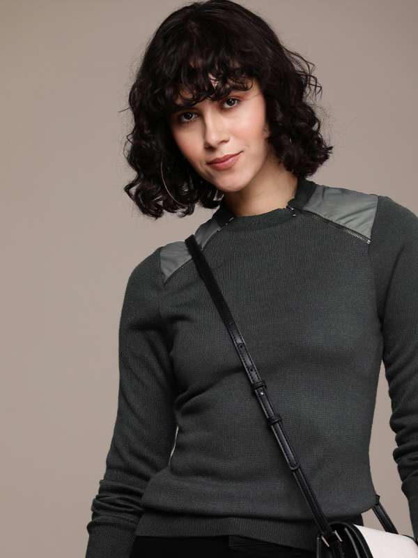 Zipper sweater on sale for ladies