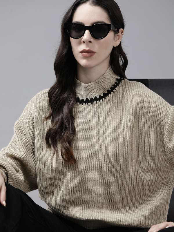 Buy Embroidered Sweaters Online in India Myntra