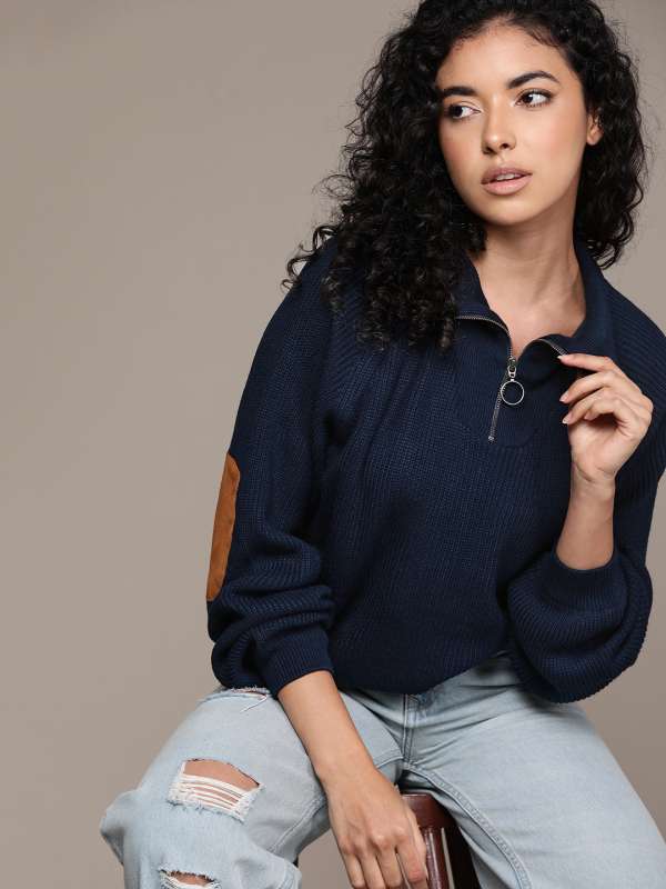 Patch Sweaters Tops - Buy Patch Sweaters Tops online in India