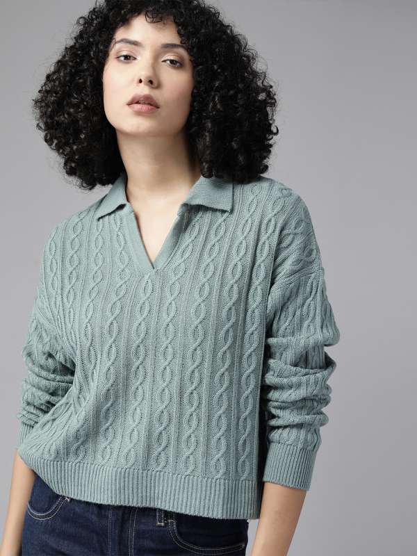 Women Crop Sweaters Buy Women Crop Sweaters online in India