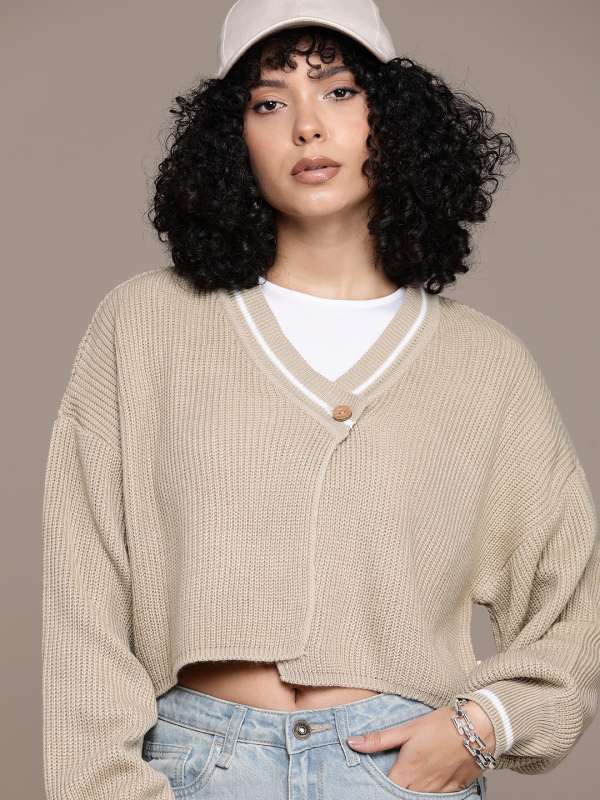 Women Button Sweaters Buy Women Button Sweaters online in India