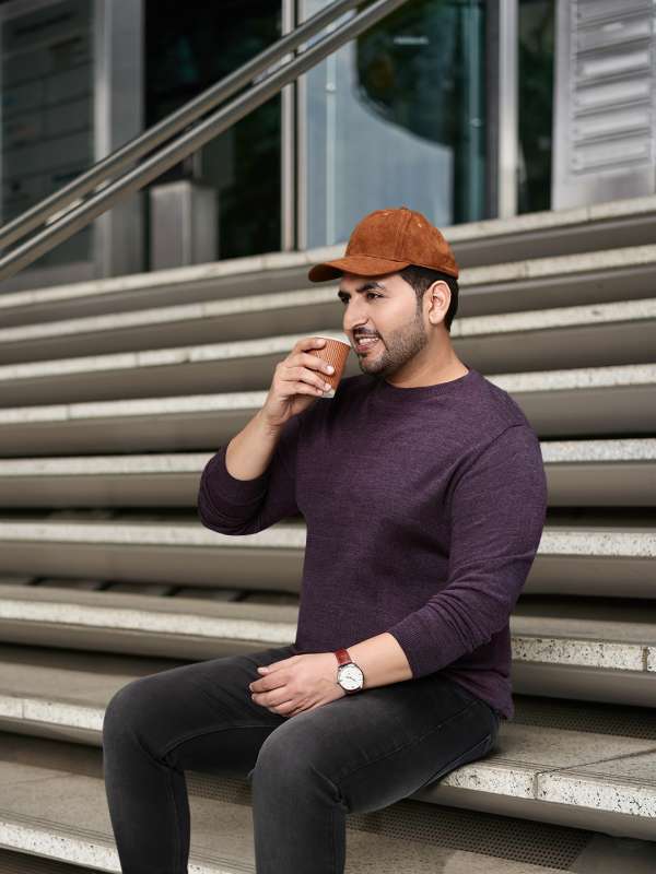 Mens plus size best sale sweaters
