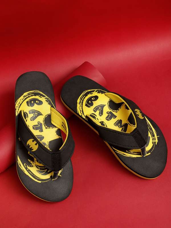Batman Black Flip Flops Buy Batman Black Flip Flops online in India