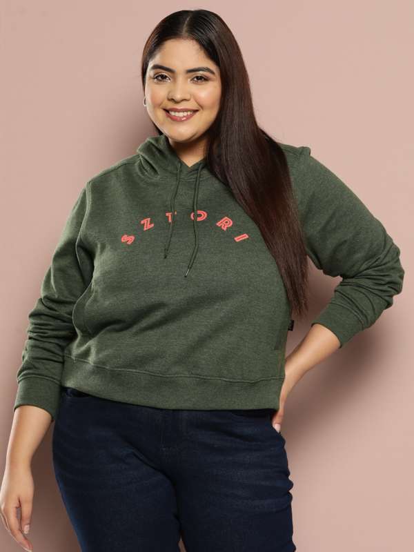 Oversized sweatshirts plus size top