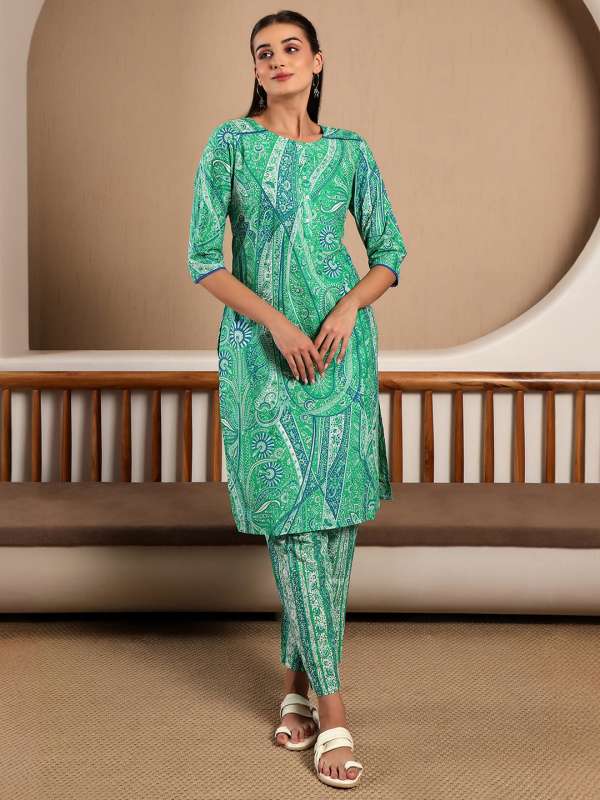 W green kurta discount