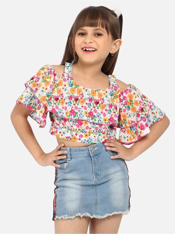 Crop top for small girls hot sale
