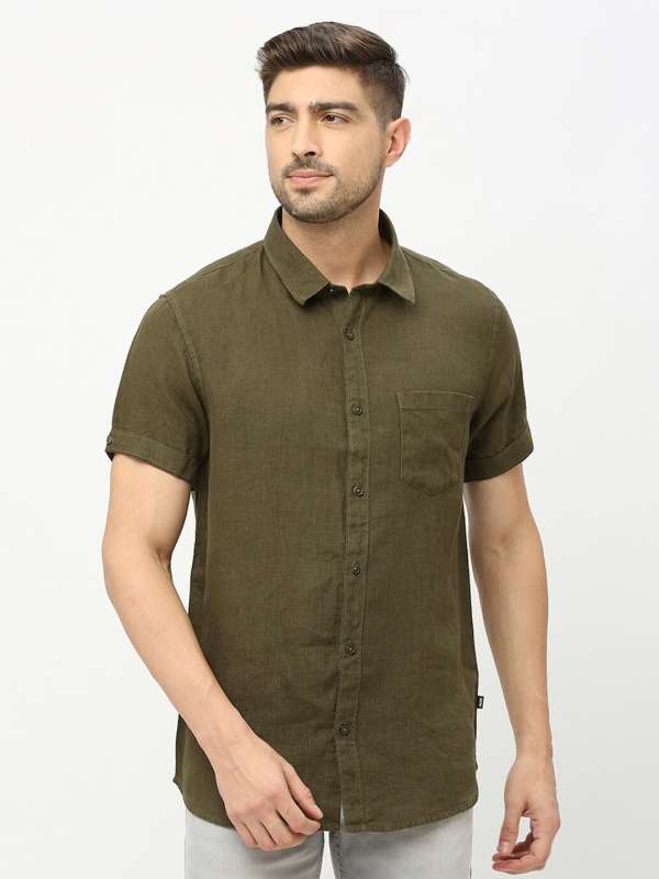 Spykar online linen shirts