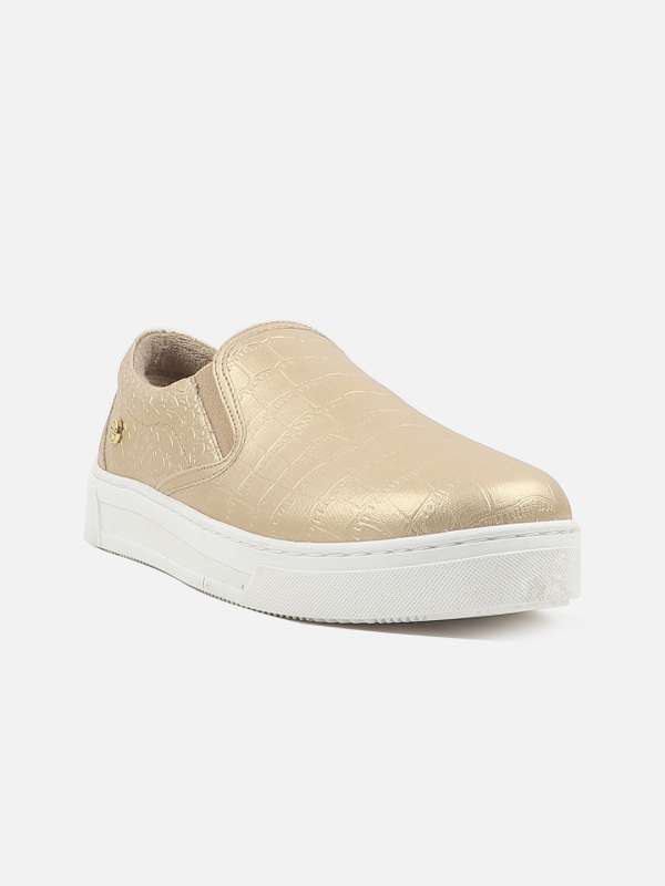 Gold Slip On Sneakers Buy Gold Slip On Sneakers online in India