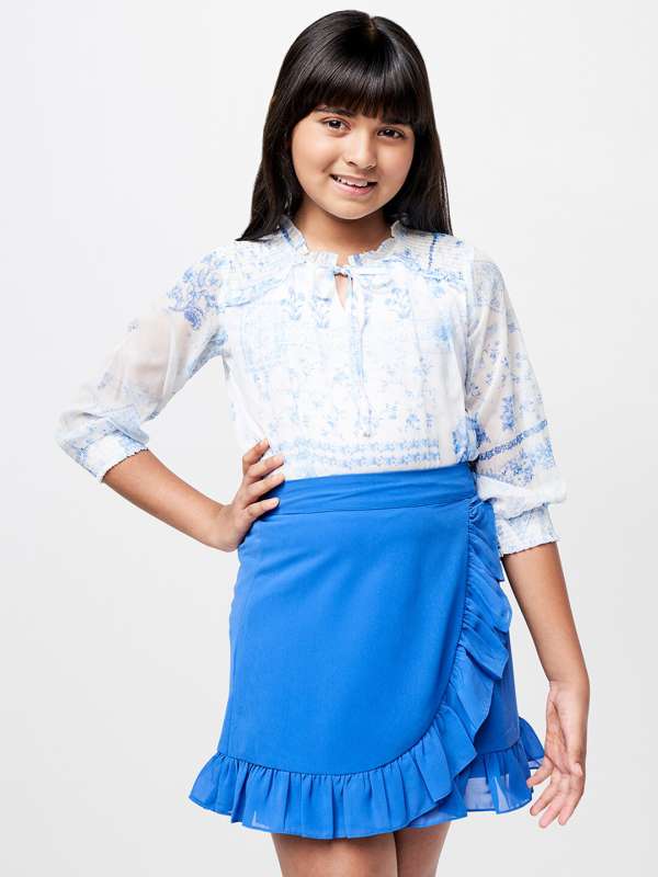 Kids Cloths Girls Skirts Clothing Set - Buy Kids Cloths Girls Skirts  Clothing Set online in India